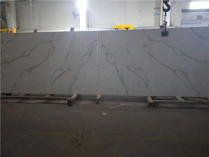 calacatta arabescato quartz slab