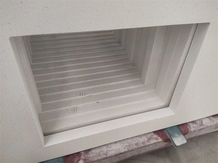 ocean foam white quartz polished