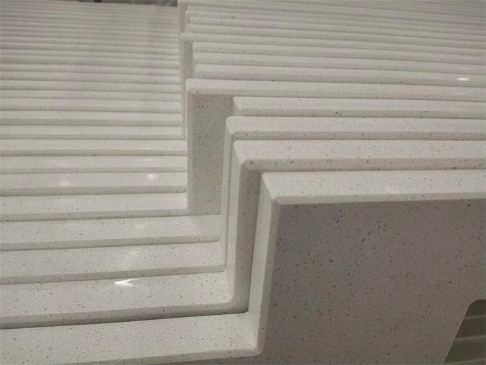 ocean foam white quartz kitchen
