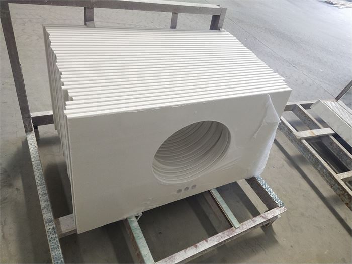 ocean foam white quartz worktops