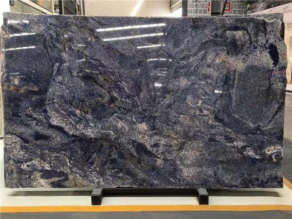 blue bahia granite slab