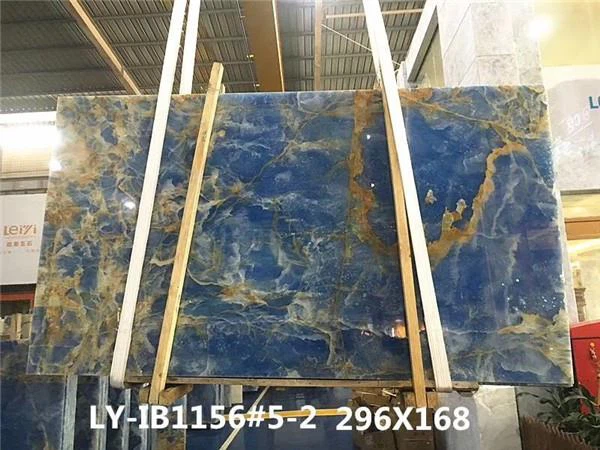 blue onyx big slabs