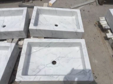 Каменная раковина для ванной комнаты