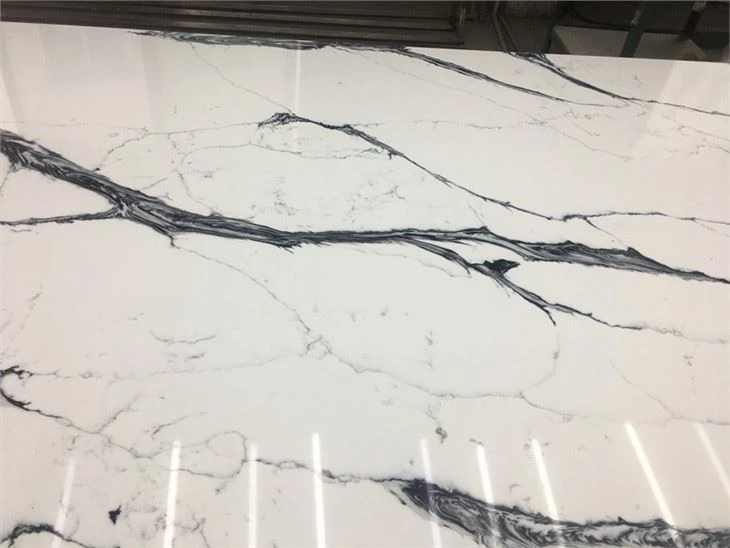 Calacatta Quartz Surfaces Black Veins