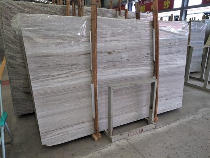 Crystal Wooden Marble Slab