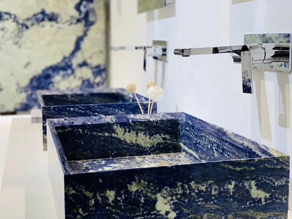 Blue Granite bathroom Sinks