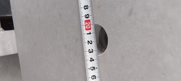Flannel Gray  Quartz faucet hole