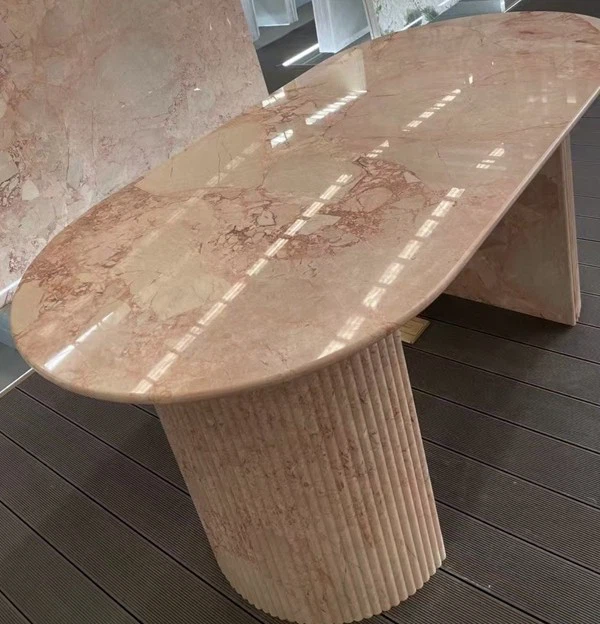 Pink Marble Dining Tables