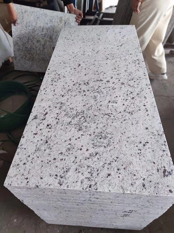 Polished White Rose Granite wall tiles