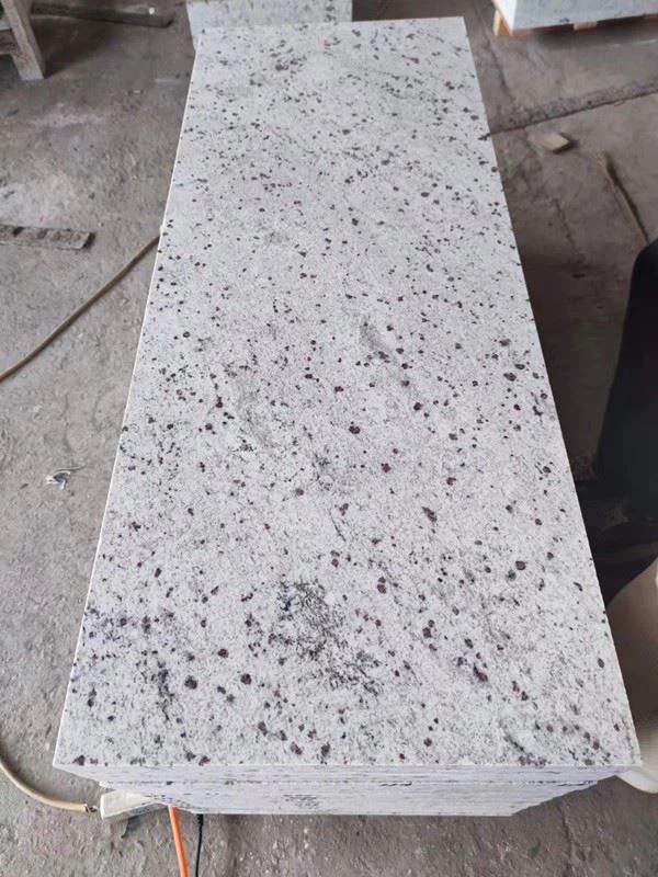 Polished White Rose Granite tiles