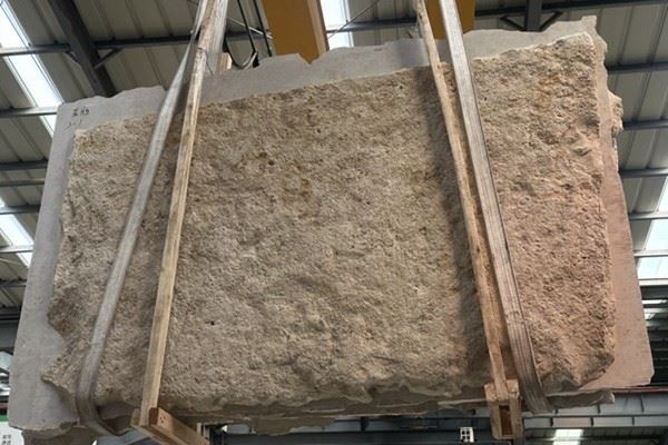 Beige Rough Limestone Slabs