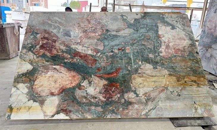 Seasons Pink  Marble wall slab
