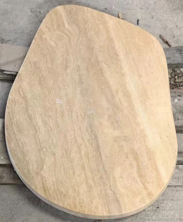 Столешница журнального столика из травертина